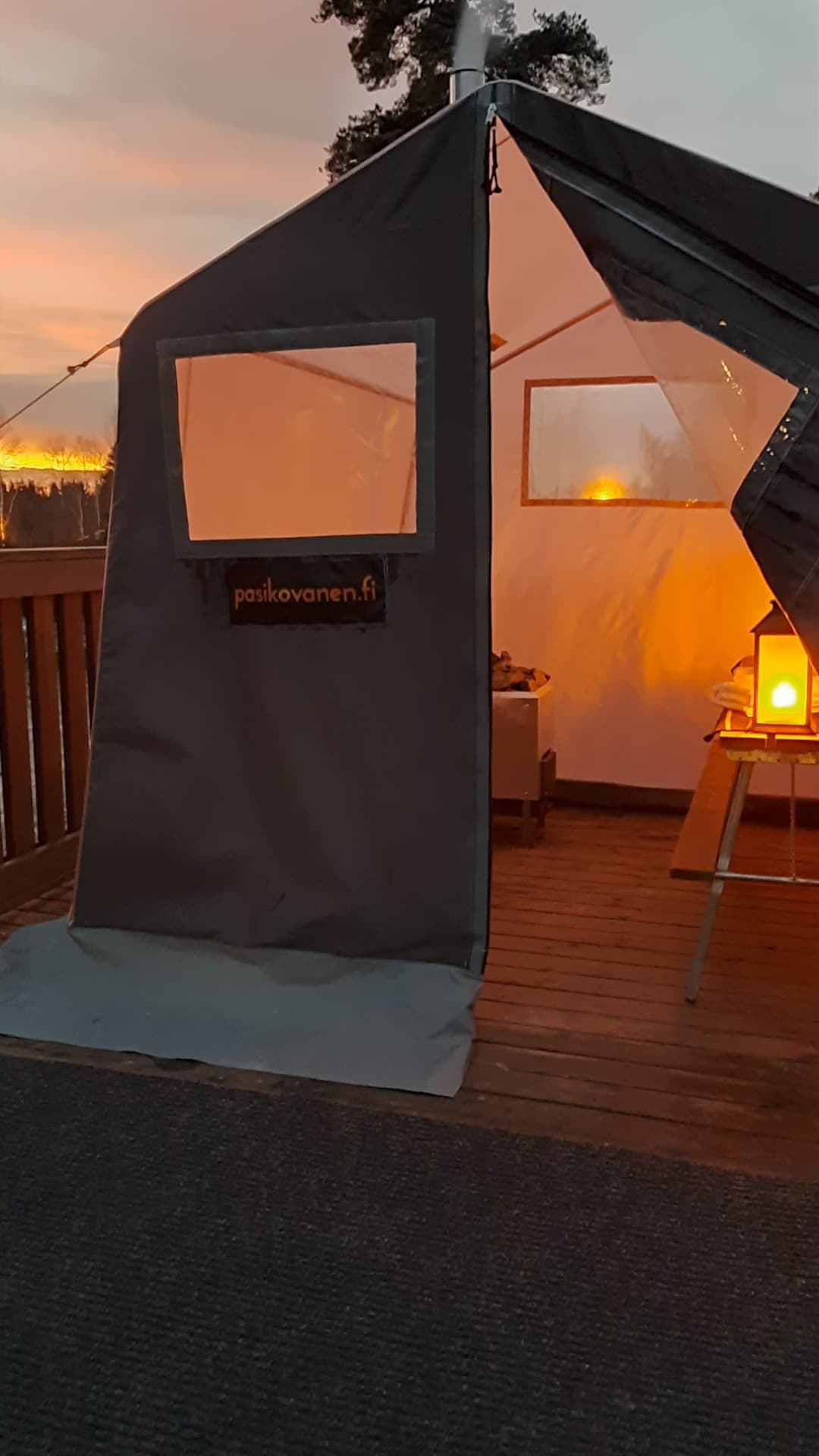 Telttasaunan vuokraus