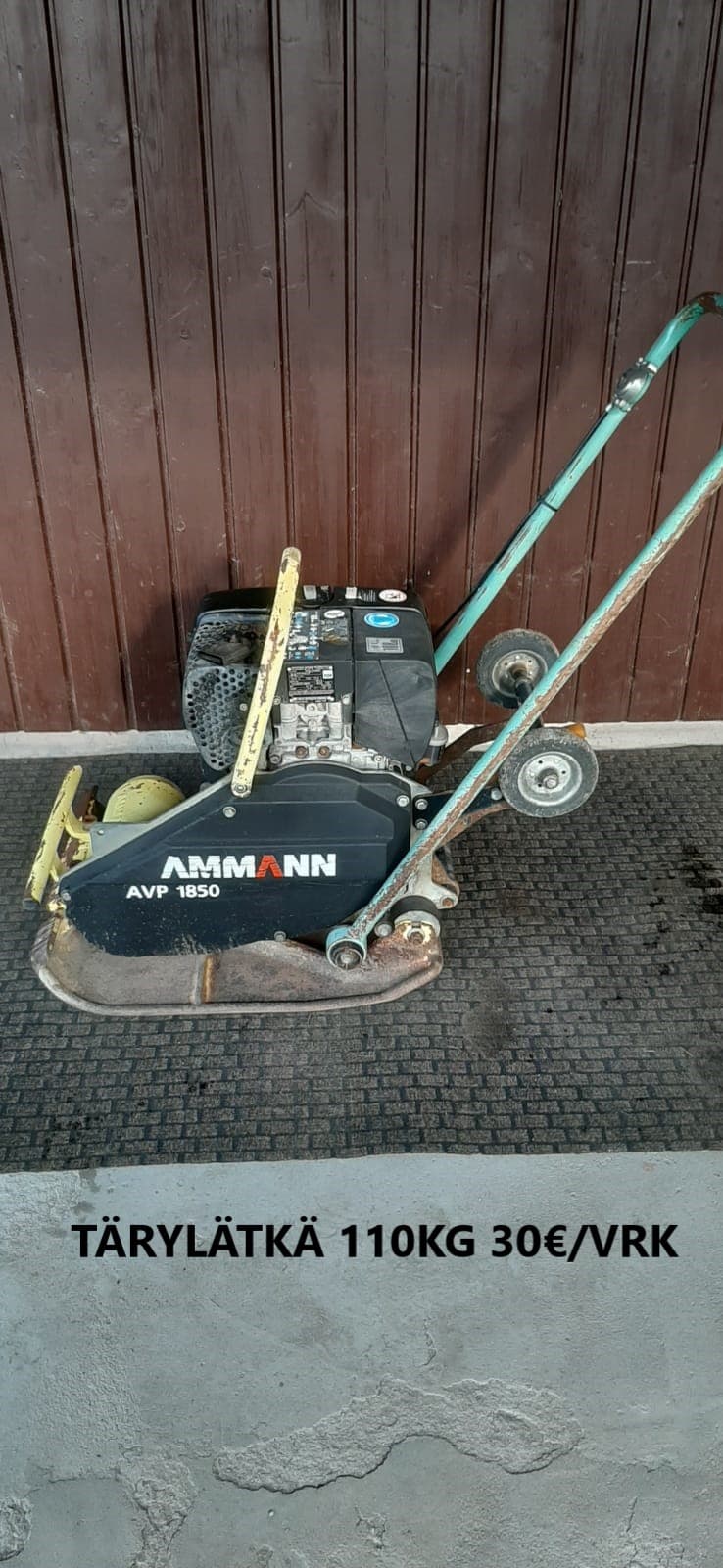 Ammann tärylätkä "laattamalli" 110kg